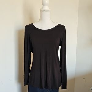 WHBM Women's Black Layering Tee